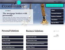 Tablet Screenshot of econfinance.com.au